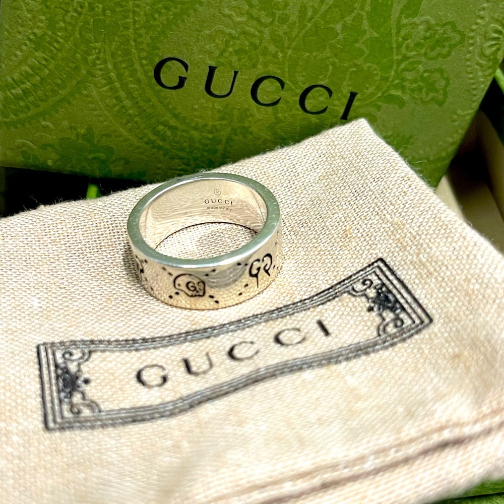 Authentic Gucci Ring complete set size 19